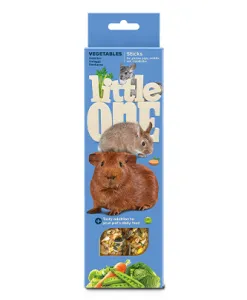 Little One Sticks for guinea pigs, rabbits and chinchillas with vegetables (2 x 60 g — ART. 32270)