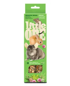 Little One Sticks لـ guinea pigs, أرنبs, degus و chinchillas مع meadow grass (2 x 55 g — ART. 32300)