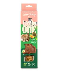 Little One “Green valley”. Fully edible grain free stick for small mammals with fruit (1 х 180 g — ART. 32340)