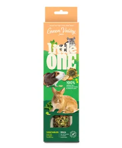 Little One "Green valley". Fully edible grain free stick for small mammals with vegetables (1 x 160 g — ART. 32350)
