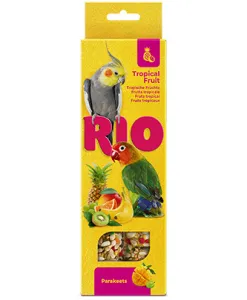 RIO Sticks لـ parakeets مع tropical fruit (2 x 75 g — ART. 22130)