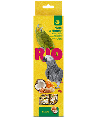 RIO Sticks for parrots with nuts and honey (2 х 90 g — ART. 22210)