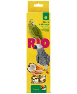 RIO Sticks for parrots with nuts and honey (2 х 90 g — ART. 22210)