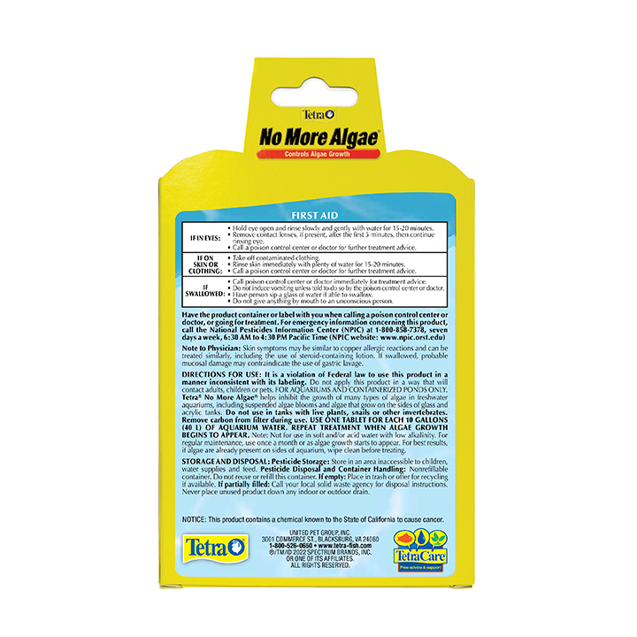 No More Algae® Tablets