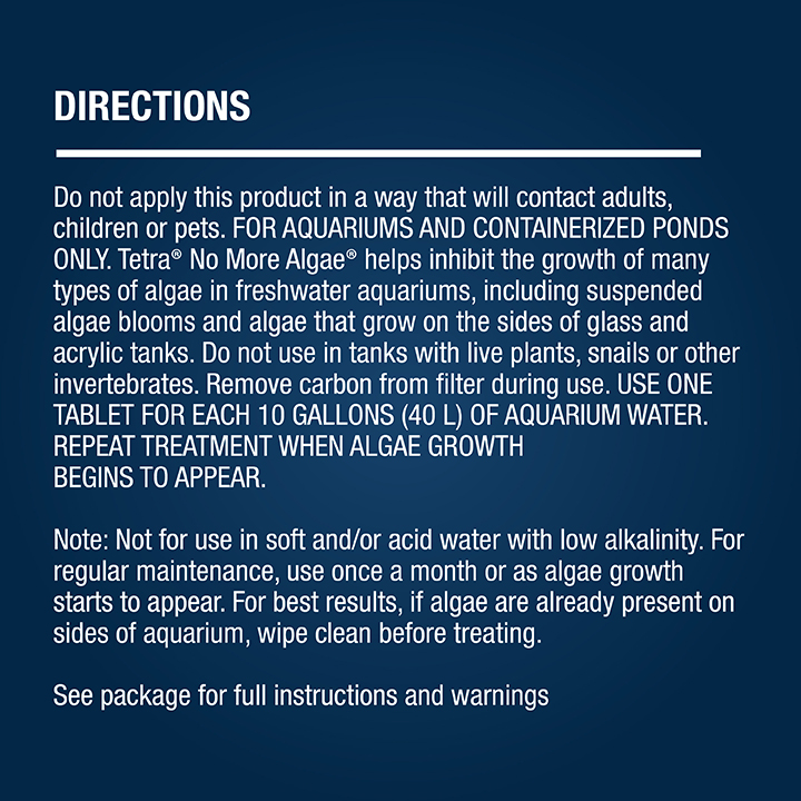 No More Algae® Tablets