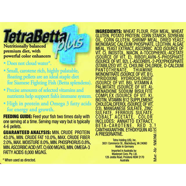 TetraBetta™ Plus Floating Mini Pellets