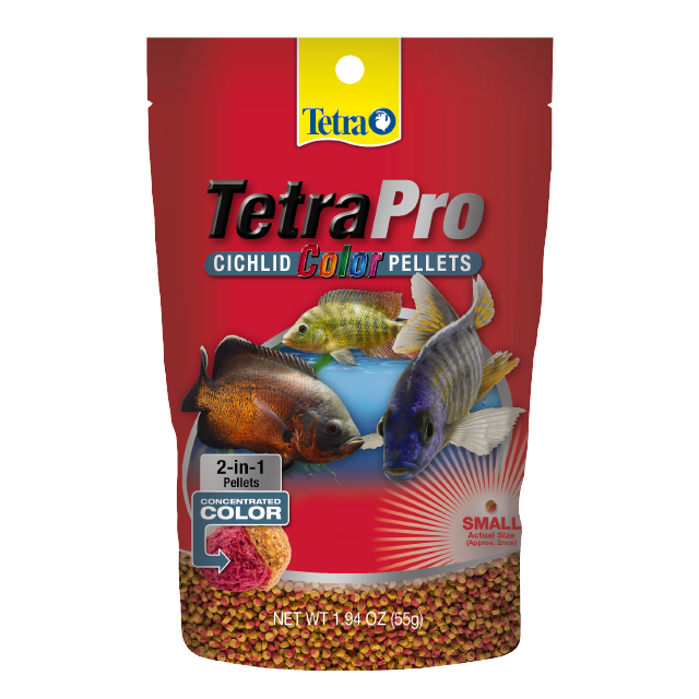 TetraPro™ 2-in-1 Cichlid Color Pellets