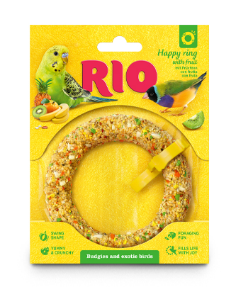 RIO Happy ring for budgies and exotic birds (80 g — ART. 22270)