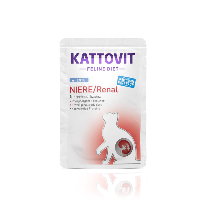 nassfutter ente frischebeutel 24 x 85g niere renal