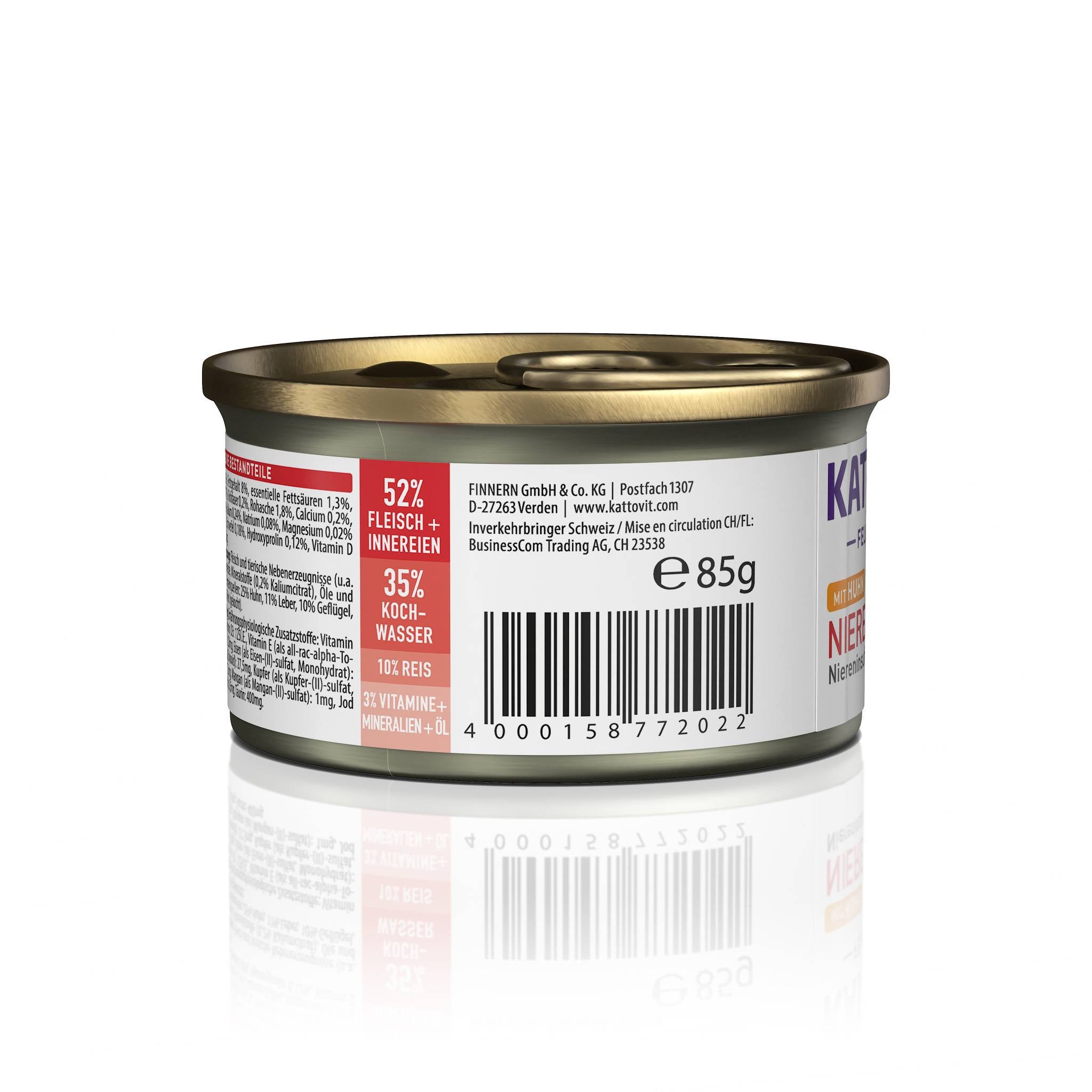 nassfutter huhn dose 12 x 85g niere renal