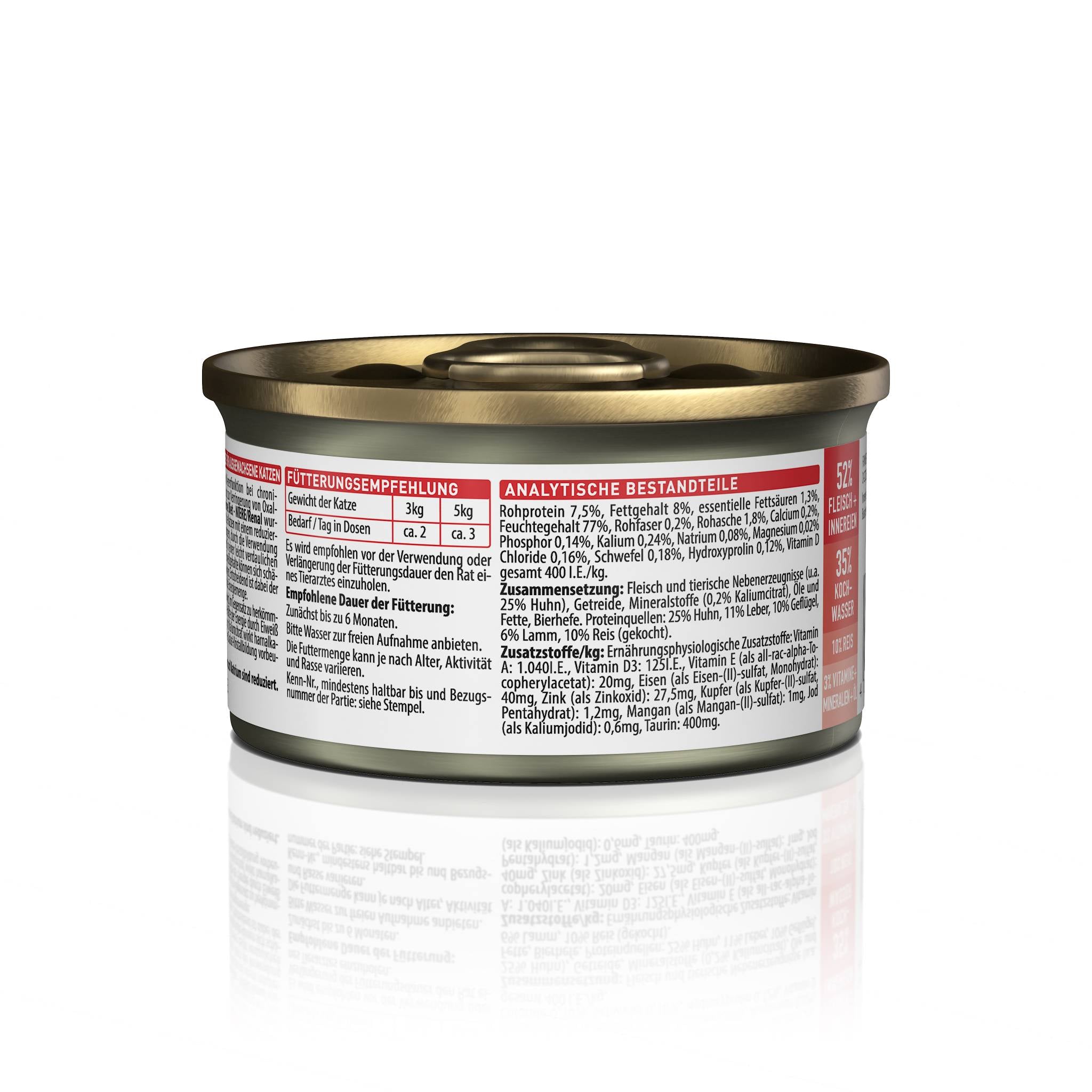 nassfutter huhn dose 12 x 85g niere renal