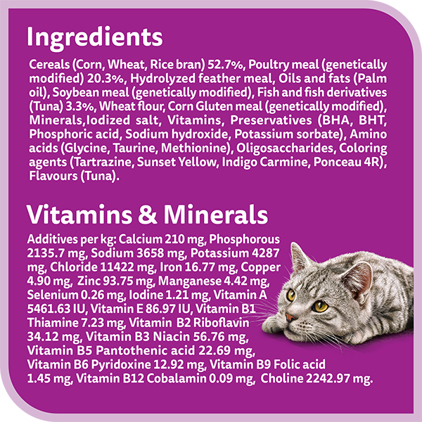 whiskas dry 1 plus years tuna flavour