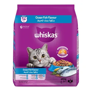 whiskas dry 1 plus years ocean fish flavour