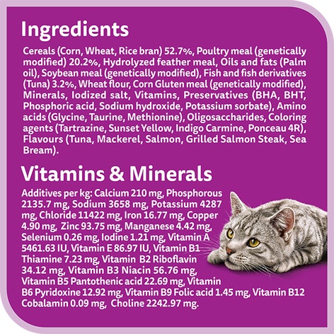 whiskas dry 1 plus years ocean fish flavour
