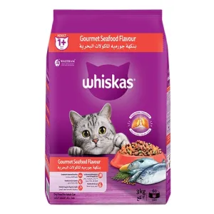 whiskas dry 1 plus years gourmet seafood flavour