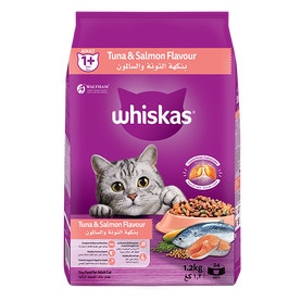 whiskas dry 1 plus years tuna and salmon flavour