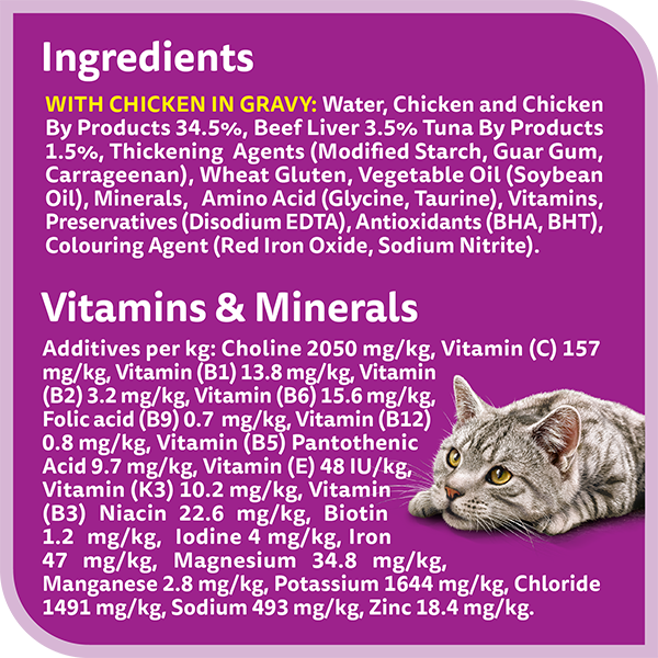 whiskas 1 plus years meaty selection in gravy multipack