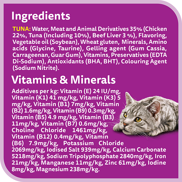 whiskas purrfectly 1 plus years tuna and tuna and salmon in jelly multipack