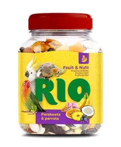 RIO Fruit and Nuts mix. Treat for parakeets and parrots (160 g — ART. 22250)