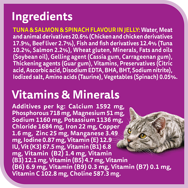 whiskas tasty mix 1 plus years mix of the sea collection in jelly multipack