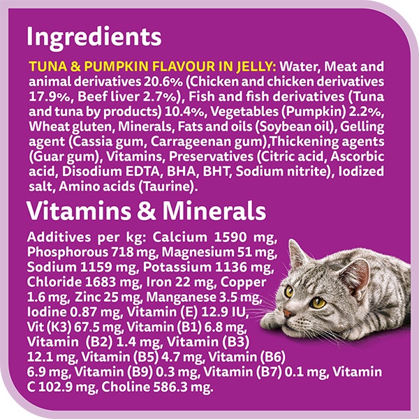 whiskas tasty mix 1 plus years mix of the tuna collection in jelly multipack