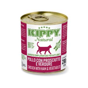 Kippy Natural دجاج مع HAM & VEGETABLES قطط بالغة علبة 9,87 oz