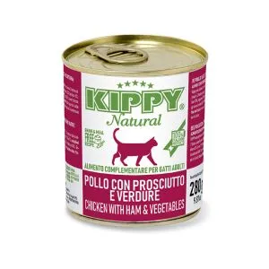 Kippy Natural CHICKEN with HAM & VEGETABLES Adult cat Can 9,87 oz
