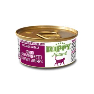 Kippy Natural تونة مع SHRIMPS قطط بالغة علبة 2,47 oz