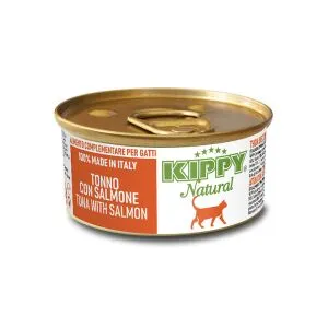 Kippy Natural تونة مع سلمون قطط بالغة علبة 2,47 oz