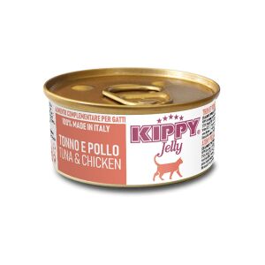 Kippy Jelly تونة مع دجاج قطط بالغة علبة 2,47 oz