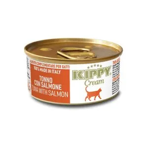 Kippy Cream تونة مع سلمون قطط بالغة علبة 2,47 oz