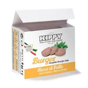 Kippy Burger rich in CHICKEN Adult cat Box 3x1,76 oz