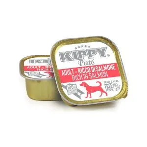 Kippy Paté rich in SALMON Adult dog Alu-cup 5,29 oz