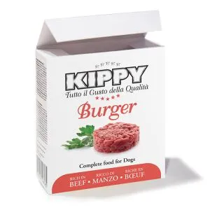Kippy Burger rich in BEEF Adult dog Box 3,53 oz