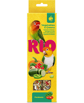 RIO Sticks لـ parakeets مع vegetables و greens (2 x 75 g — ART. 22320)