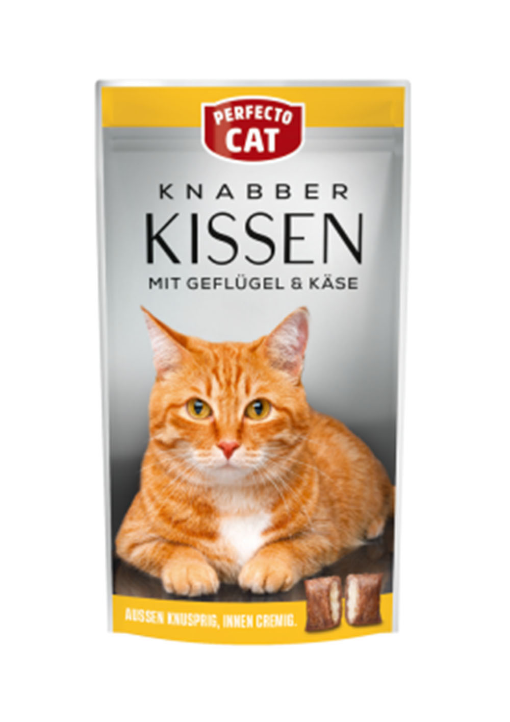 Perfecto Cat Feine Knabber Kissen Anti Hairball 50 gm