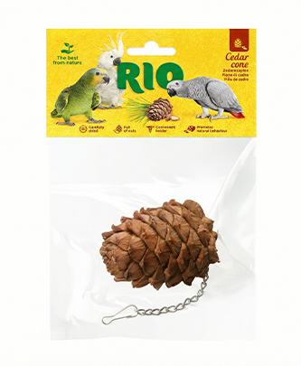 RIO Cedar cone. Treat-toy لـ birds (1 pc — ART. 22060)