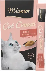Cat Snack (Cream) - Lachs-Cream - Schachtel - 6x16g