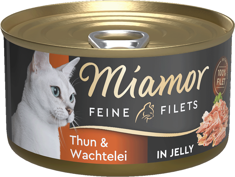 Feine Filets In Jelly Thun Und Wachtelei Dose 100g